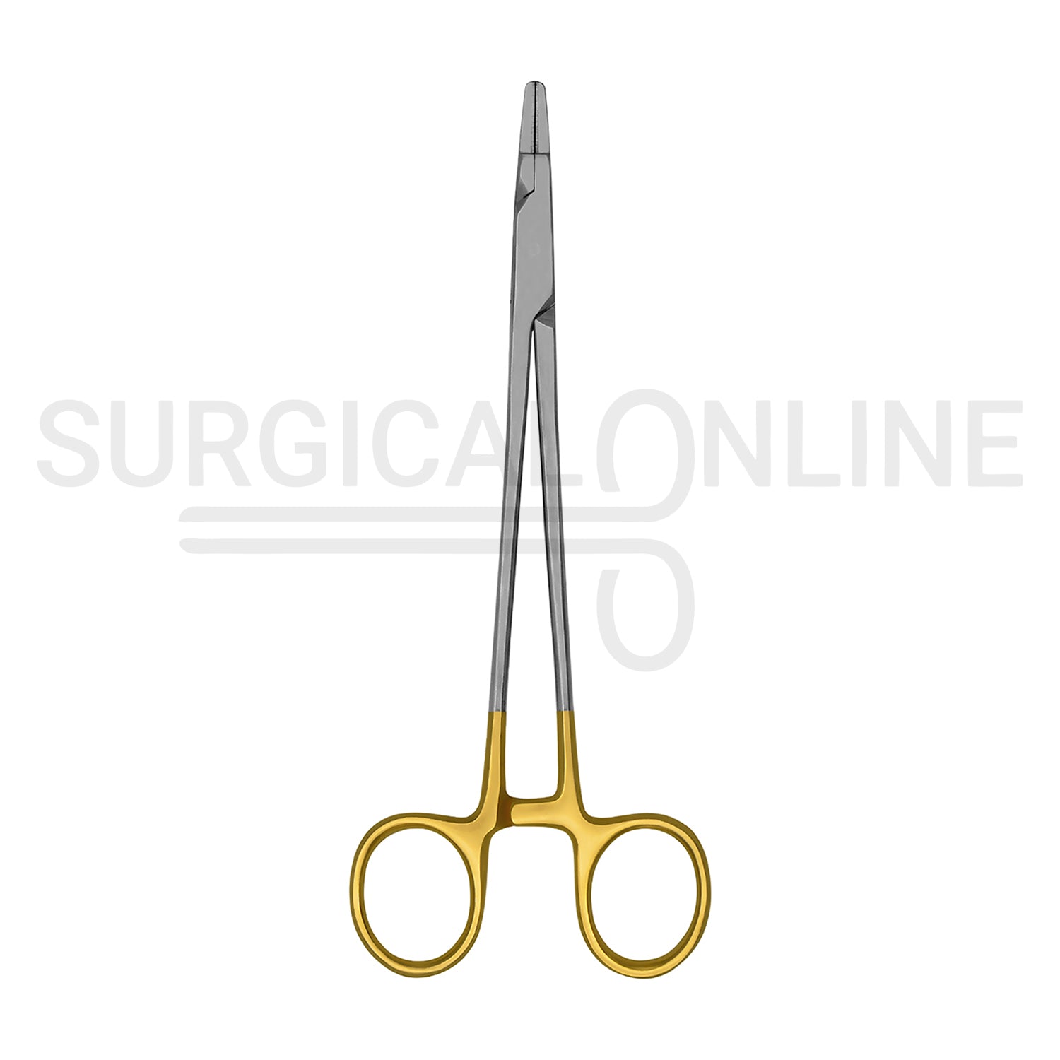 TC Ryder Needle Holder 5.5″ Serrated Jaws With Gold-Plated Handles