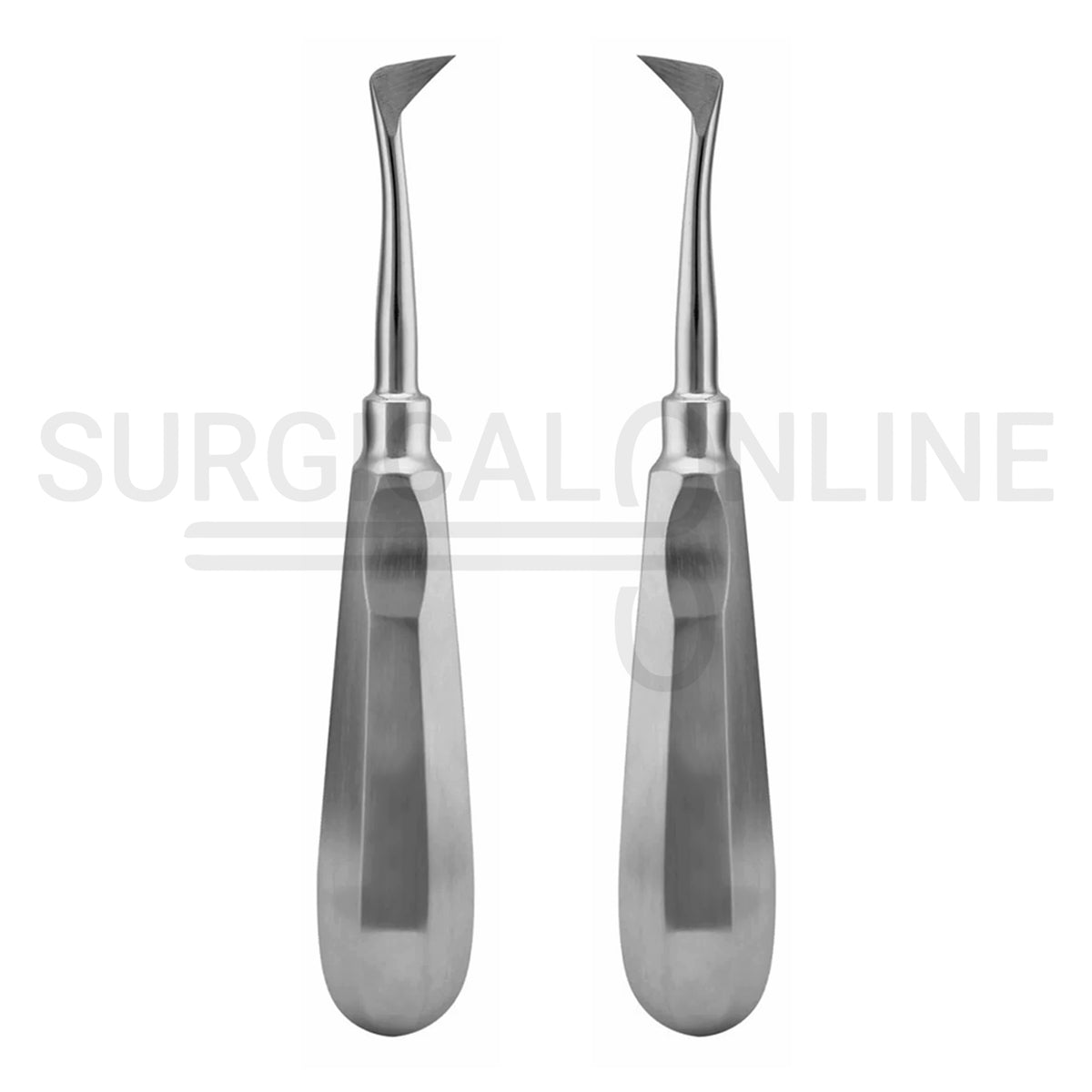 2 Pcs Dental Seldin Elevator #1L Left & #1R Right Angled Set