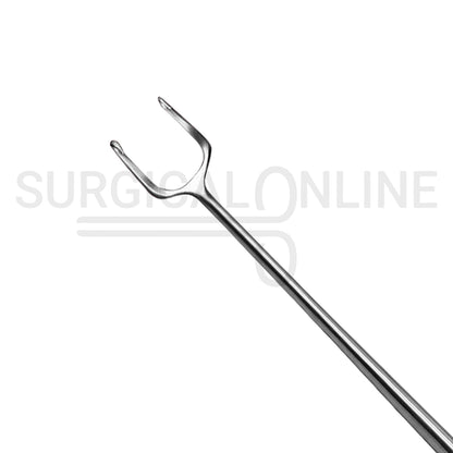 Joseph Skin Hook Single Ended Sharp 2 Prong 12mm 6.25"