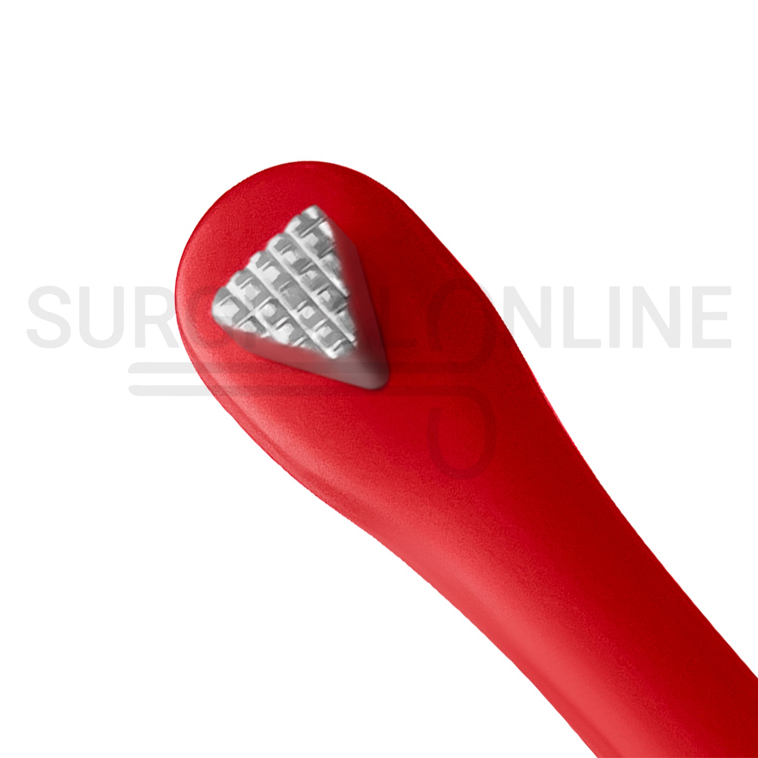 Molar Band Seater Bite Stick Red 5" With Serrated Tip