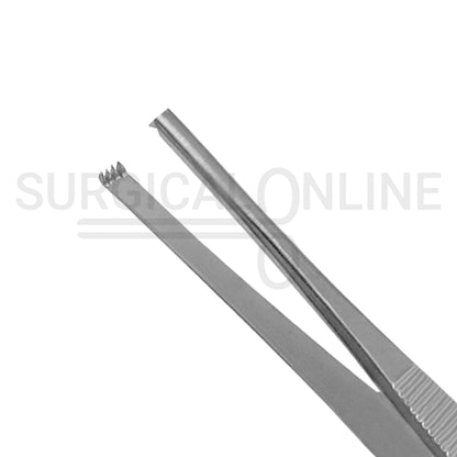 Thumb Tissue Forceps 3X4 Teeth 6.00"