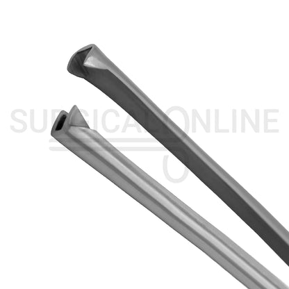 Museux Tenaculum Forceps 6mm Wide 2×2 Teeth 9.5″ Straight