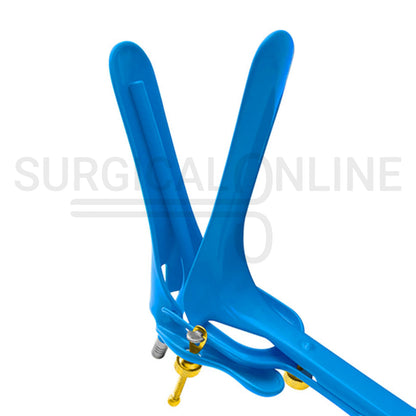 4 Pcs LLETZ LEEP Pederson Vaginal Speculum Blue Coated S, M, L & XL Set