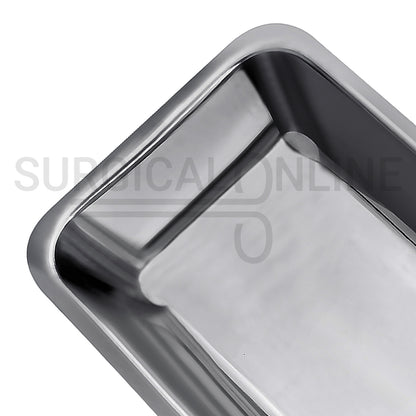 Instrument Sterilization Tray 8″ × 4″ × 2″ With Recessed Grip Lid
