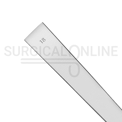 US Army Pattern Osteotome 6.25" Straight 18mm Wide