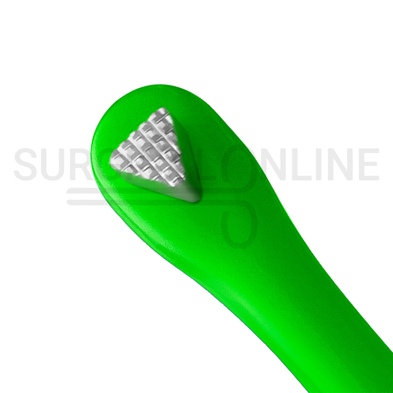 Molar Band Seater Bite Stick Green 5" With Serrated Tip