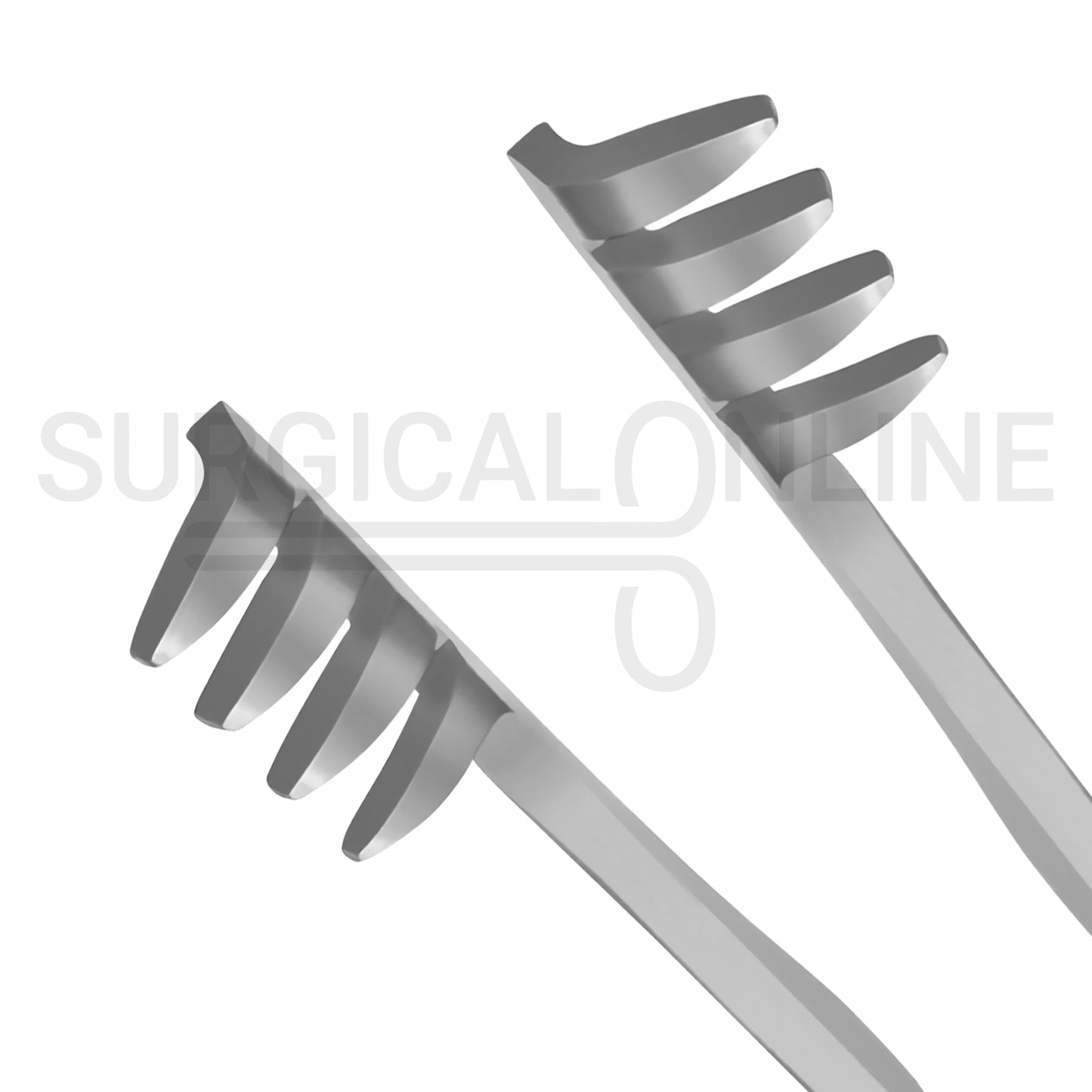 Cross Action (Automatic Skin) Retractor Sharp 4×4 Prong 4.00"