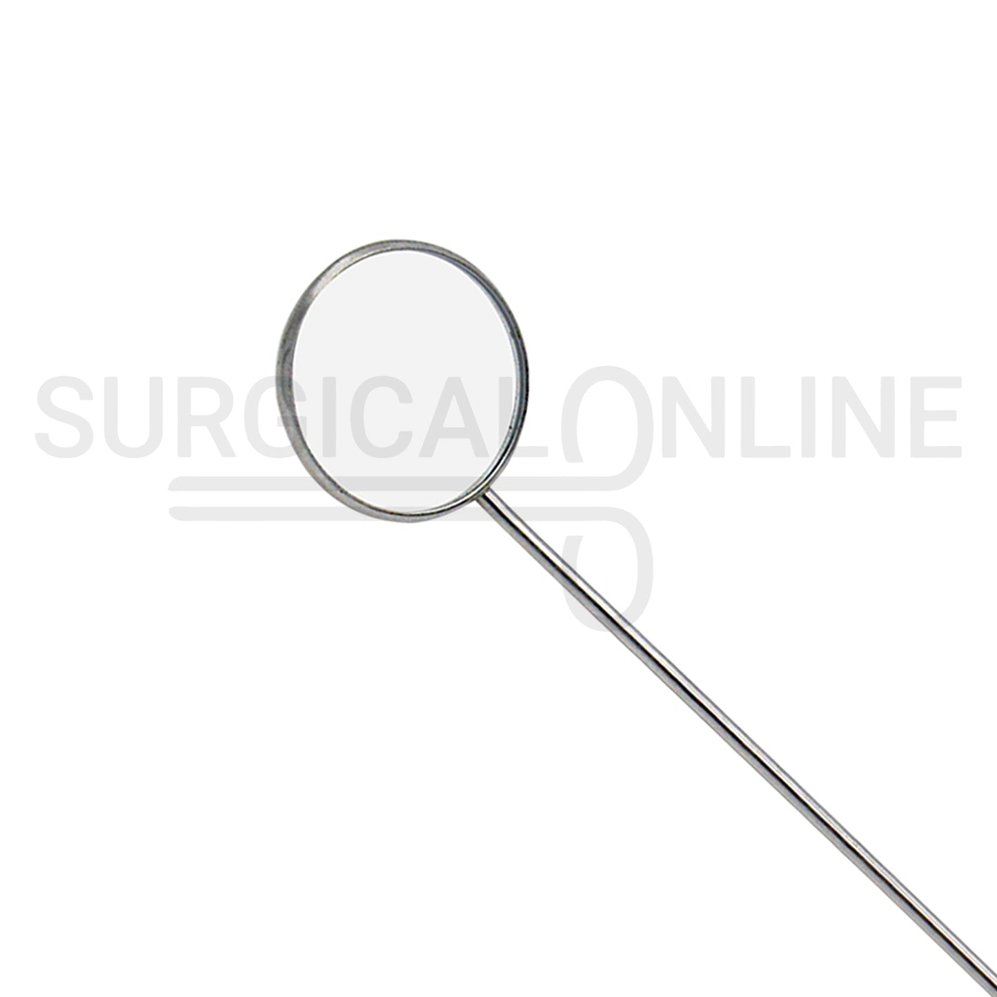 Laryngeal Mirror #10 34mm Angled Mirror With Grip Handle 8.25"
