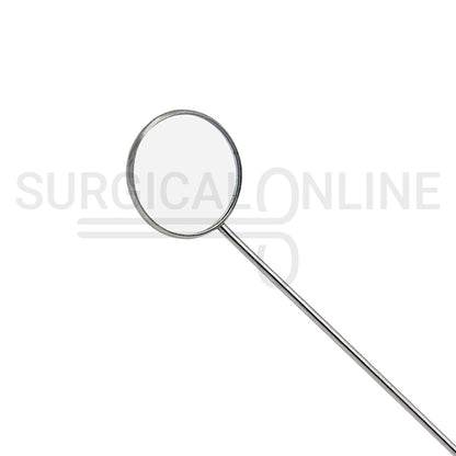 Laryngeal Mirror #10 34mm Angled Mirror With Grip Handle 8.25"