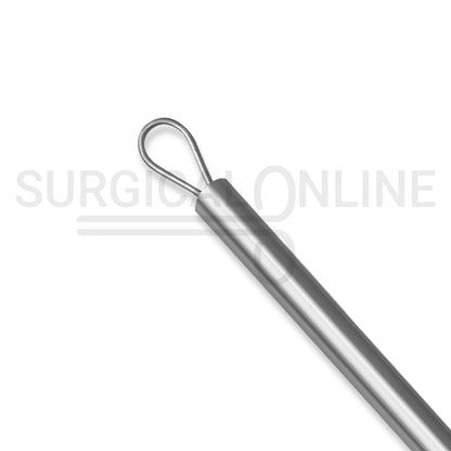 Billeau Ear Loop Curette 6.5″ Ring Blade Size #2 (Medium)