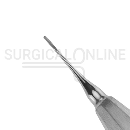 Luxating Elevator 2mm Straight Tip 5″ Half Gold Handle