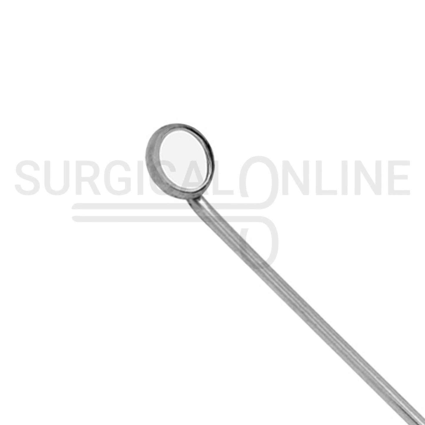 Laryngeal Mirror #00 12mm Angled Mirror With Grip Handle 7.7"