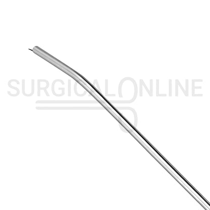 Adson Suction Tube 8″ With Finger Valve & Obturator 15 FR (5 mm)