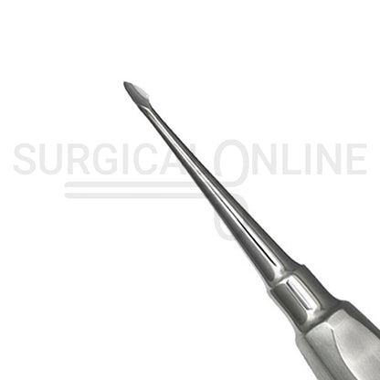 Dental Spade Concave Root Elevator #63S Curved 6″