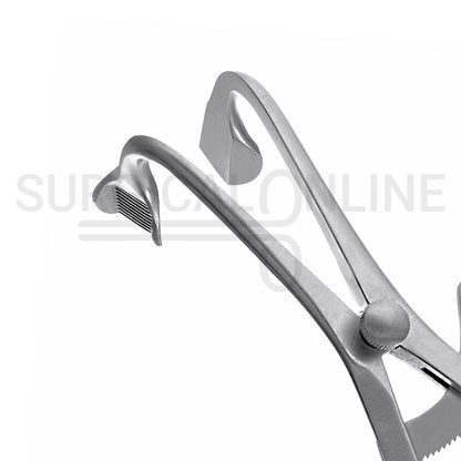 Denhart Mouth Gag 5.5″ With Serrated Curved Blades & Grip Lock