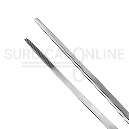 Wilde Dressing Forceps 5.00" Angular Serrated Tips