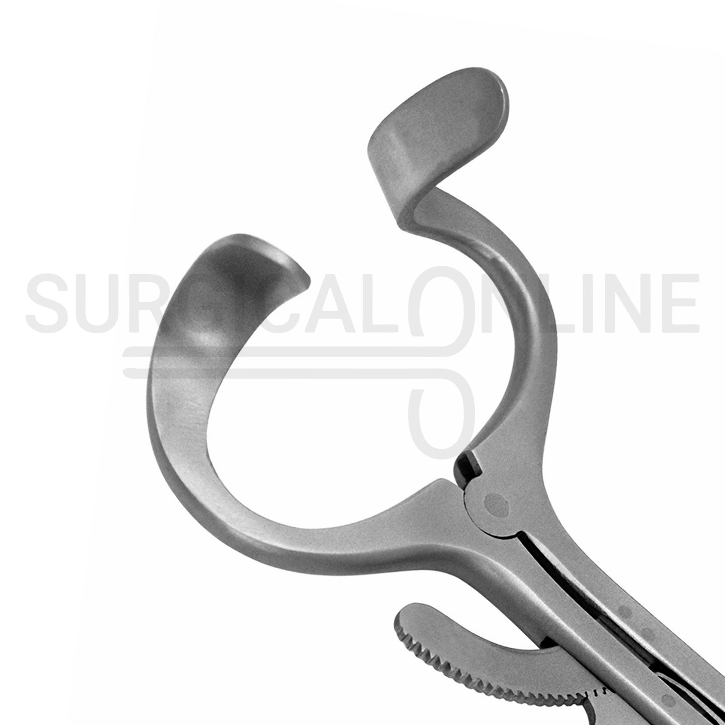 Molt Mouth Gag Retractor 4.5″ Curved Blades Child