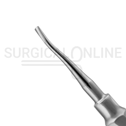 Root Elevator #77R 6″ Serrated Tip End