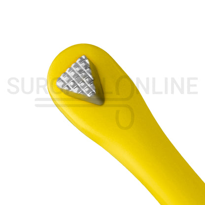 Molar Band Seater Bite Stick Yellow 5" With Serrated Tip