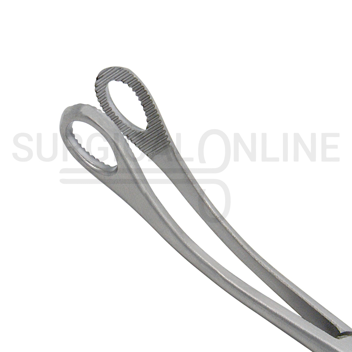 Foerster Sponge Forceps Serrated Curved 9.50"