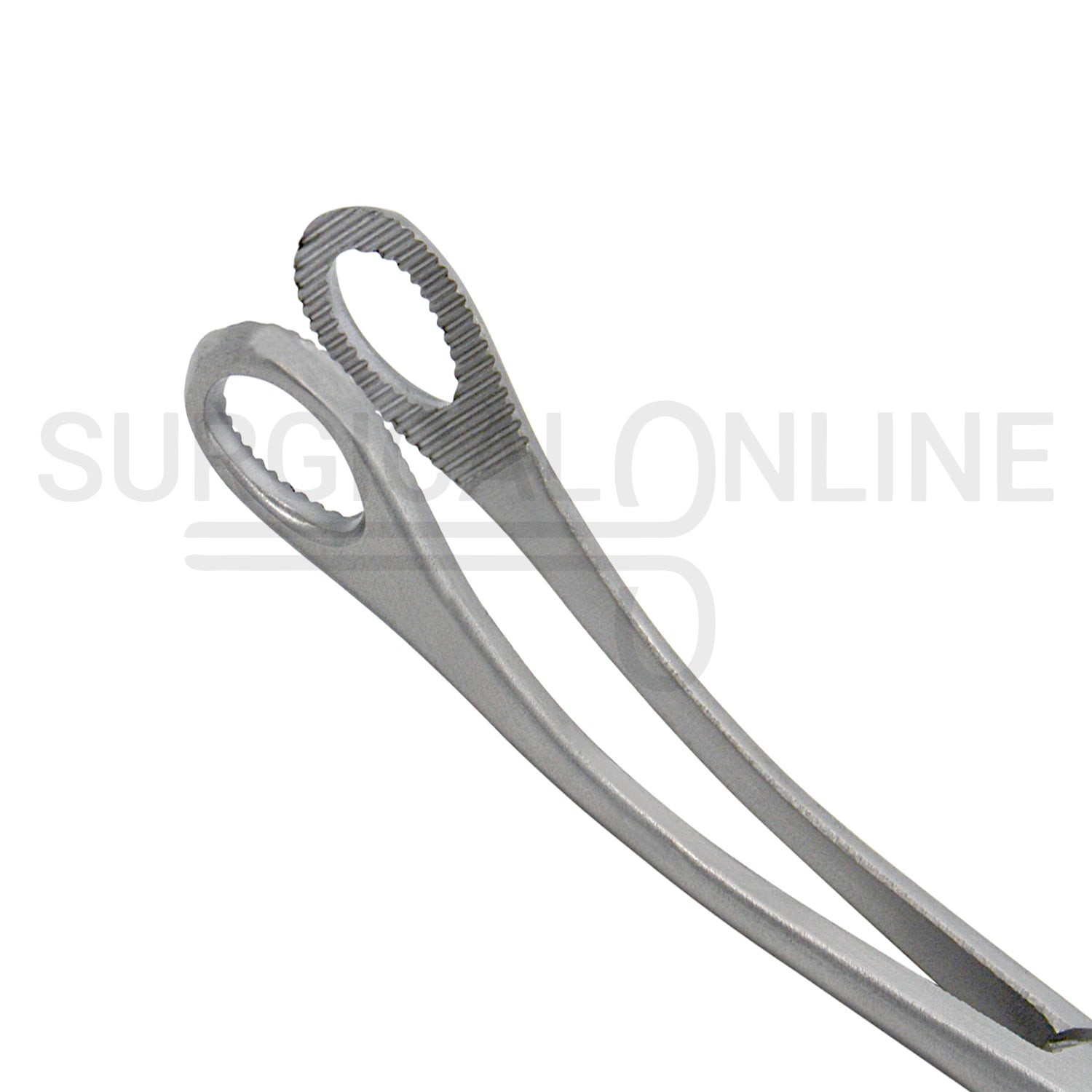 Foerster Sponge Forceps Serrated Curved 9.50"
