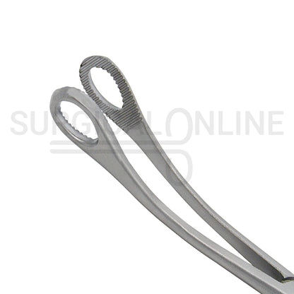 Foerster Sponge Forceps Serrated Curved 9.50"