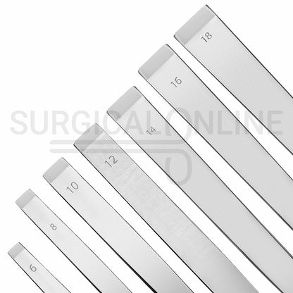 7 Pcs US Army Pattern Chisel Straight 6mm – 18mm Set