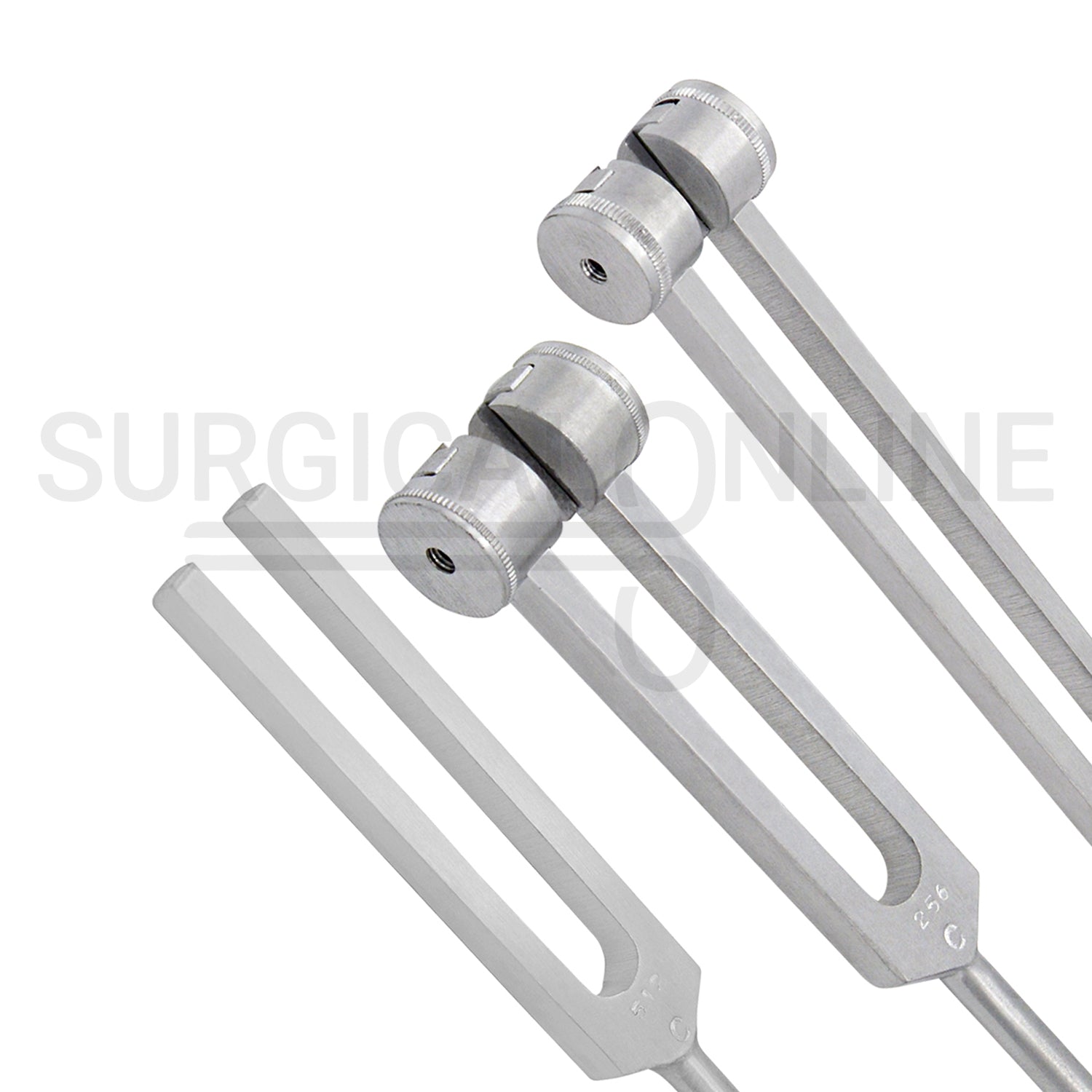 3 Pcs Tuning Fork C-128, C-256 & C-512 Set
