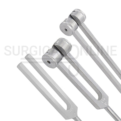 3 Pcs Tuning Fork C-128, C-256 & C-512 Set