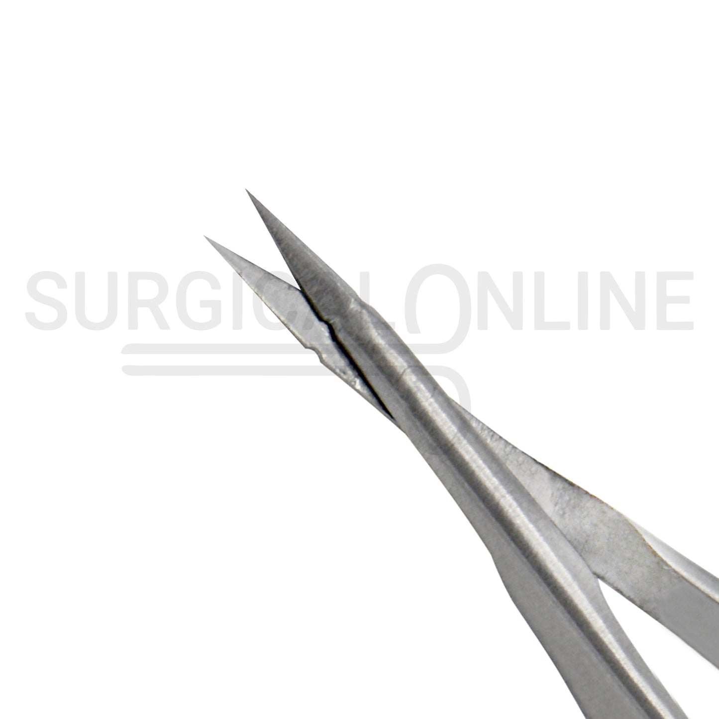 Micro Vannas Scissors Spring Handle 3″ Straight Sharp Blades