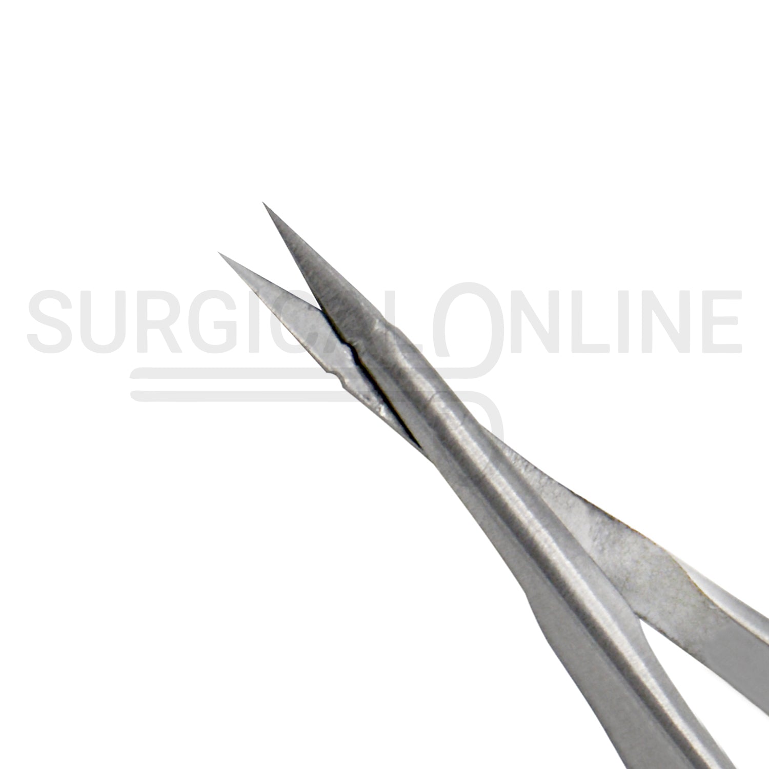 Micro Vannas Scissors Spring Handle 3″ Straight Sharp Blades