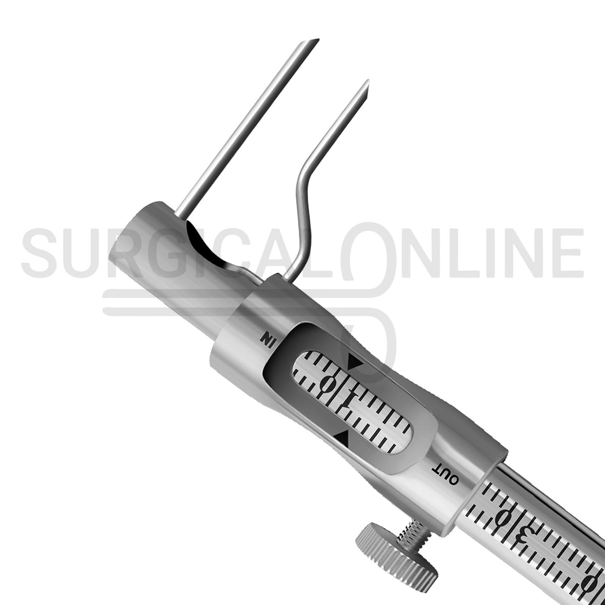 Krekeler Sliding Caliper Round Gauge 5″ 0–80mm Curved