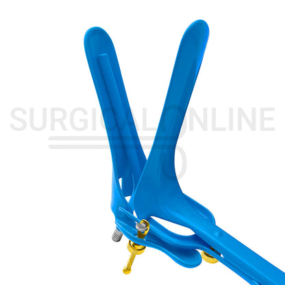 LLETZ LEEP Pederson Vaginal Speculum Blue Coated X-Large