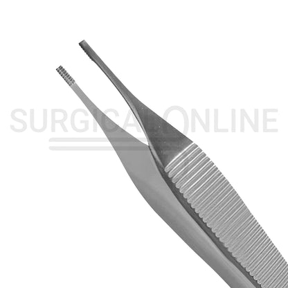 Adson Brown Tissue Forceps 7X7 Teeth 4.75"