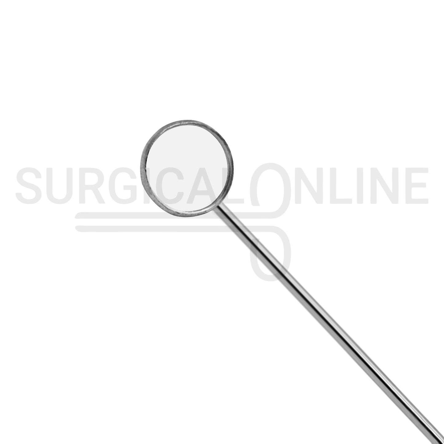Laryngeal Mirror #2 18mm Angled Mirror With Grip Handle 7.7"