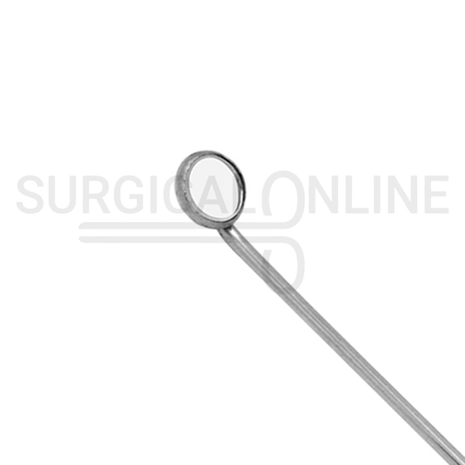 Laryngeal Mirror #000 10mm Angled Mirror With Grip Handle 7.6″