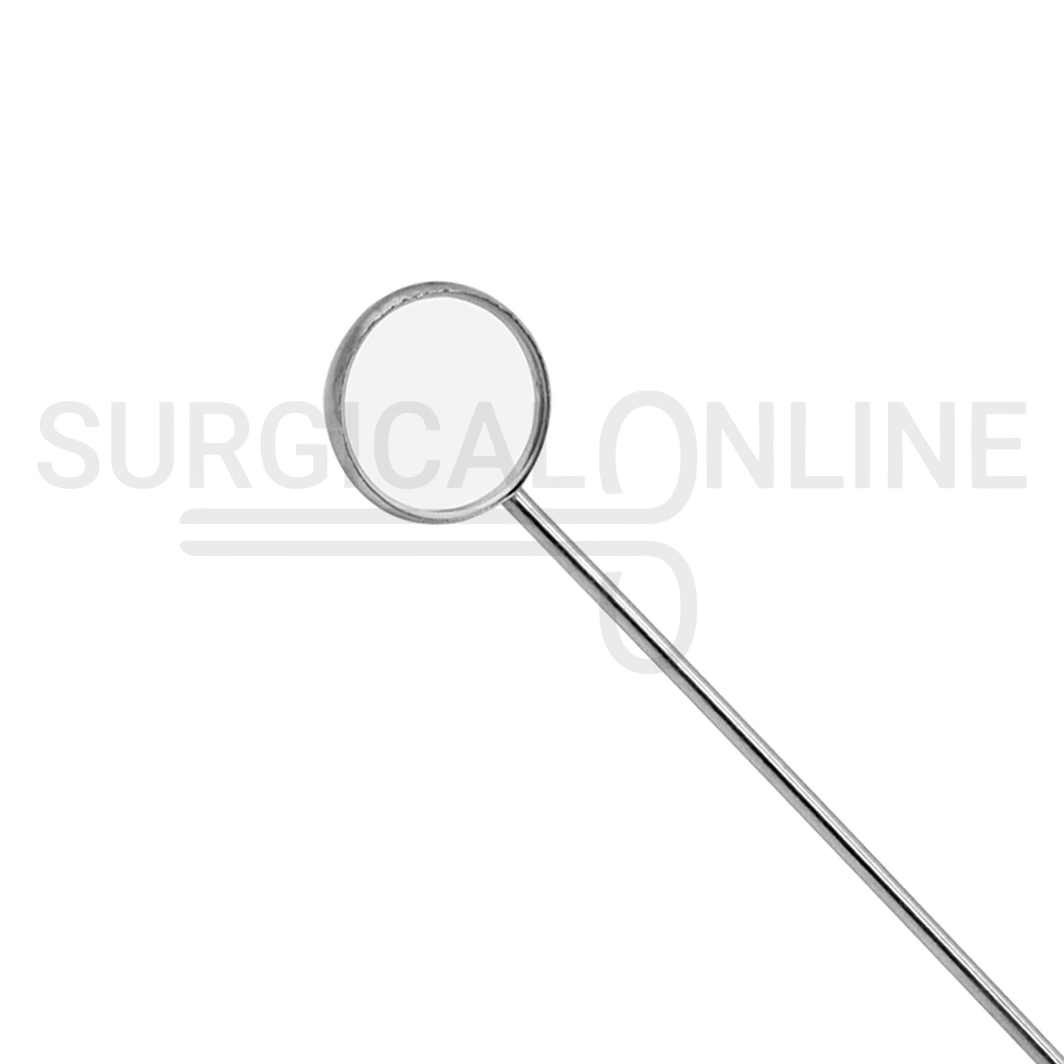 Laryngeal Mirror #4 22mm Angled Mirror With Grip Handle 8"