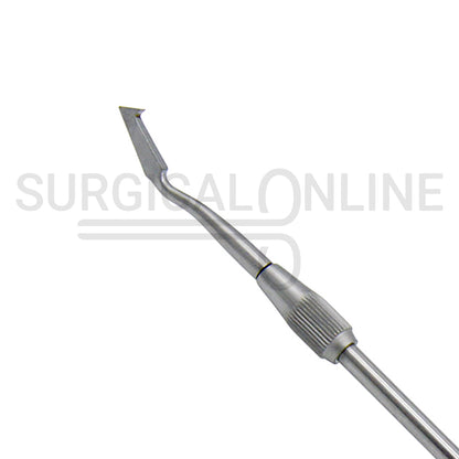 Manual Crown Remover 7.5″ Double Ended With 3 Attachment Tips Set