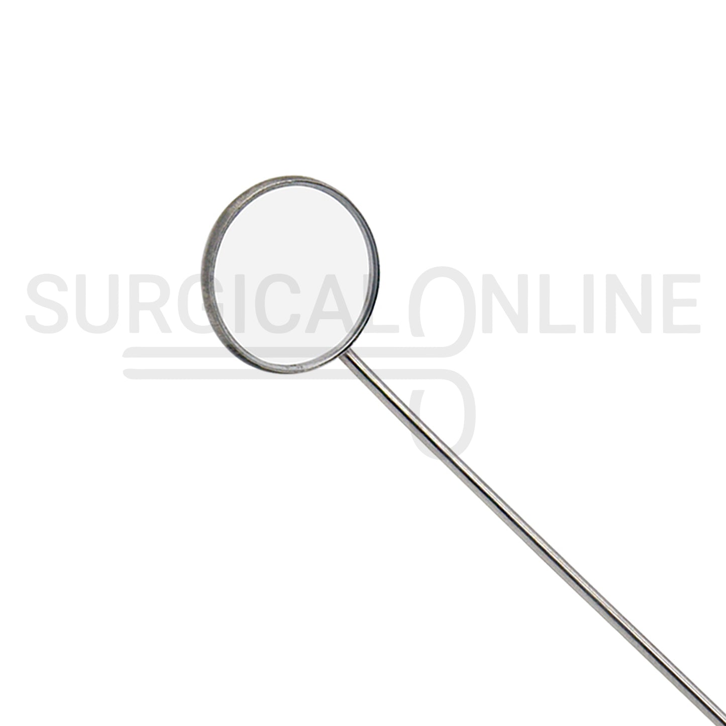 Laryngeal Mirror #7 28mm Angled Mirror With Grip Handle 8"
