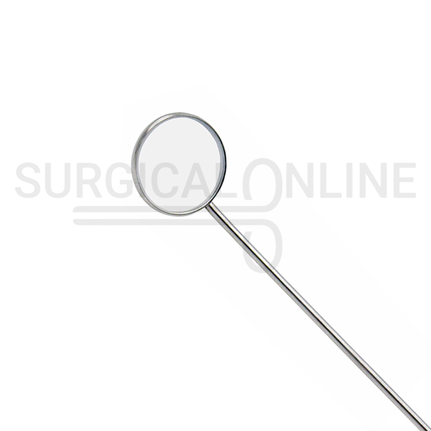 Laryngeal Mirror #5 24mm Angled Mirror With Grip Handle 8"