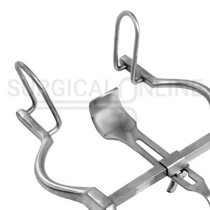 Pediatric Balfour Retractor 4.00" Spread With Fenestrated Blades