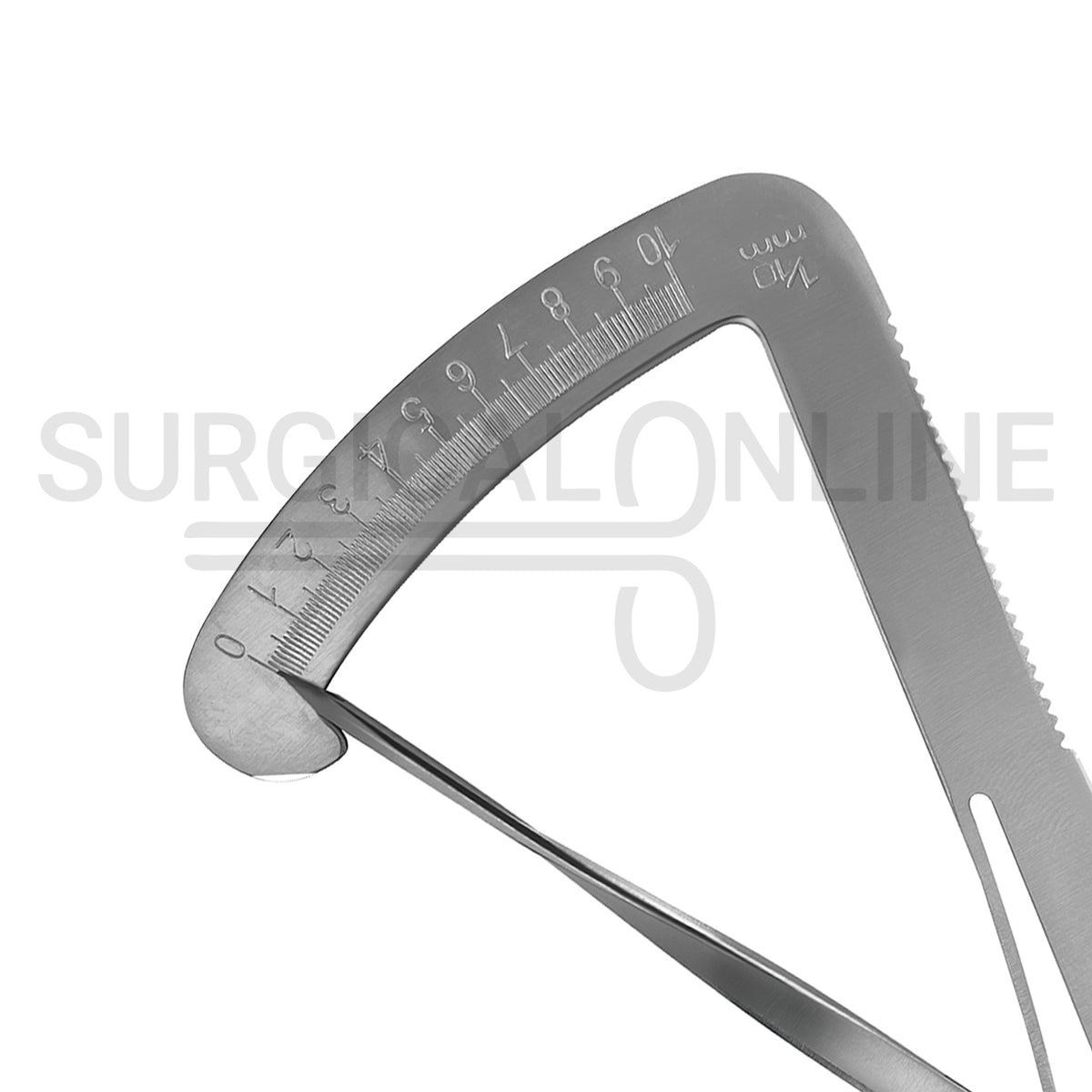Crown Gauge Iwanson Spring Caliper 4″ Sharp Tips 0–10mm Scale