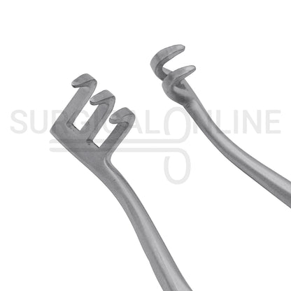 Weitlaner Self-Retaining Retractor 2X3 Prong Blunt 4.50"