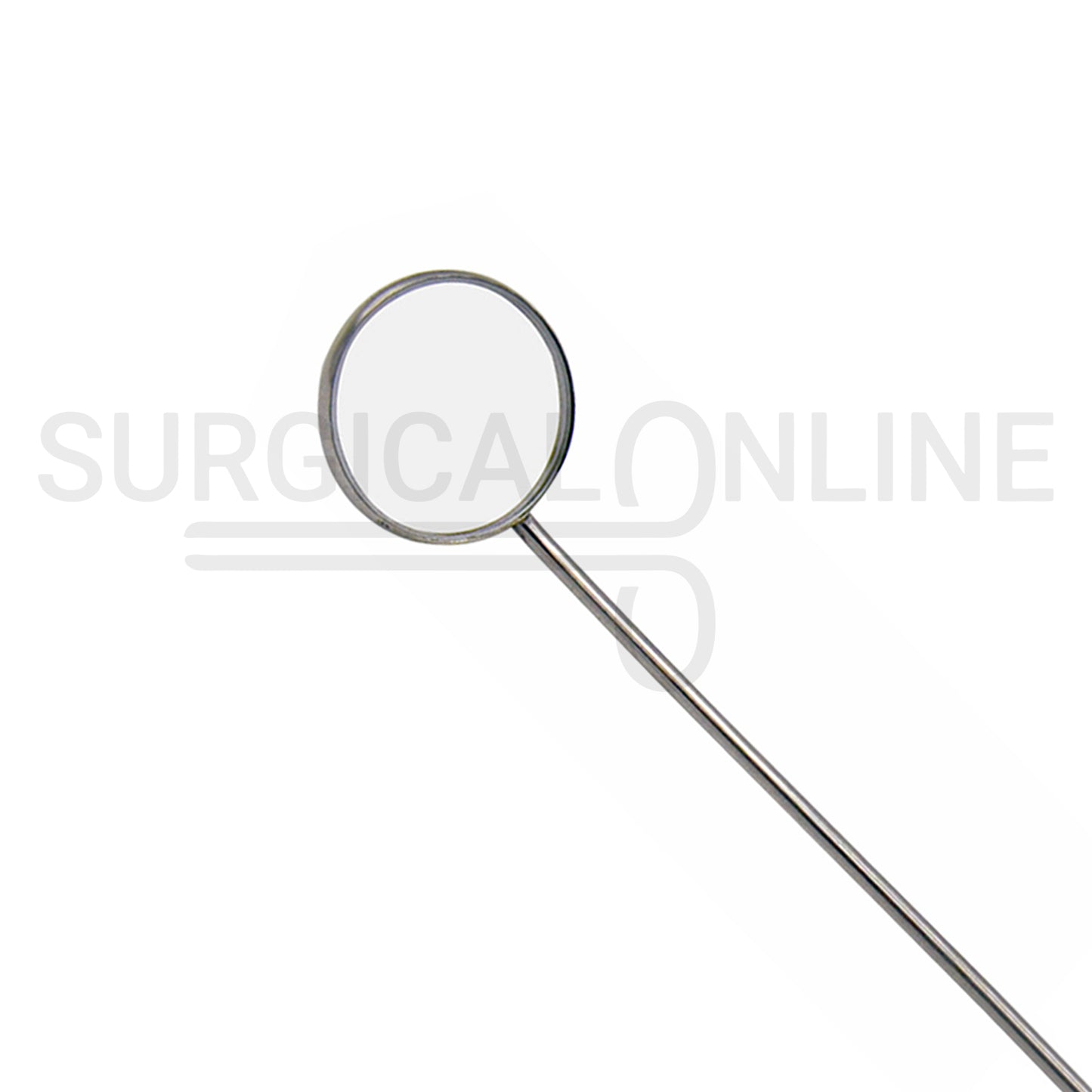 Laryngeal Mirror #6 26mm Angled Mirror With Grip Handle 8"
