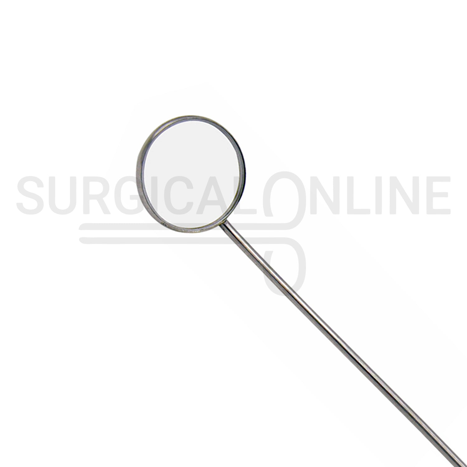 Laryngeal Mirror #6 26mm Angled Mirror With Grip Handle 8"