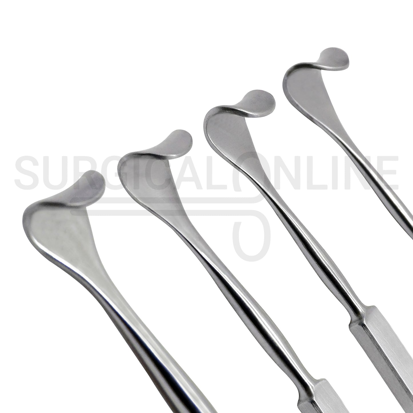4 Pcs Desmarres Eyelid Retractor 5.5″ Size-1, 2, 3, & 4 Set