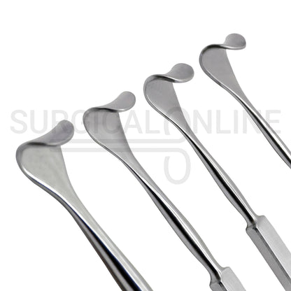 4 Pcs Desmarres Eyelid Retractor 5.5″ Size-1, 2, 3, & 4 Set