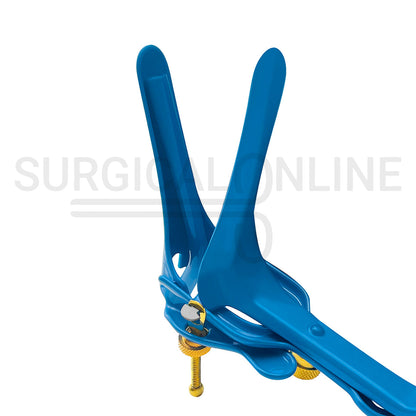 LLETZ LEEP Pederson Vaginal Speculum Blue Coated Medium
