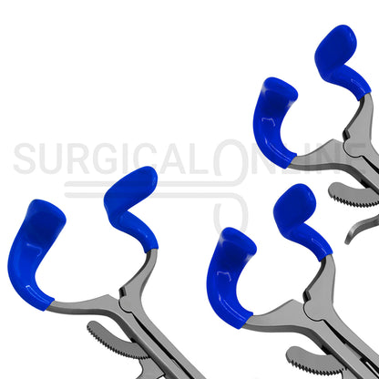 3 Pcs Molt Mouth Gag Retractor 3.5″, 4.5″ & 5.5″ With Blue PVC Tips Set