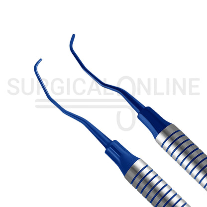 Dental Gracey Curette 11/12 Blue Coated Tips